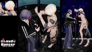 Blonde Japanese boy squirts and cums in gay VRChat hentai