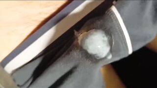Twink twink twink fucks his underwear full of white cum