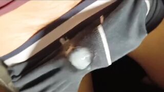 Twink twink twink fucks his underwear full of white cum
