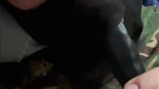 Muscle Guy Takes the Deepest Blowjob Ever