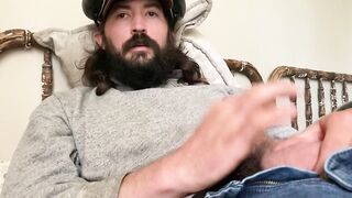 Hot guy cumshot after nearly a week of jerking off solo makes me gag