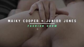 Twink boys suck & fuck their big uncut cocks raw and dripping