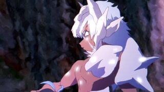 Wolf Man Ollix Face Fucks Twink Pan Raw in the Mouth Came