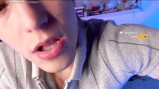 Wife gets straight fucked by huge uncut cock while husband isnt home