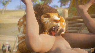 Lion Furry Twink Gets Destroyed Knotting Hole Pounded Hard