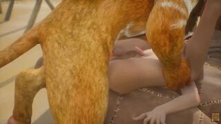Lion Furry Twink Gets Destroyed Knotting Hole Pounded Hard