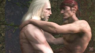 Geralt fucks elf ruins dripping creampie standing anal