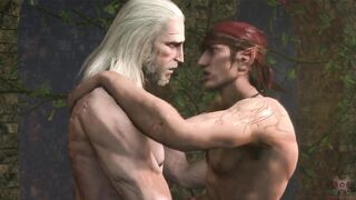 Geralt fucks elf ruins dripping creampie standing anal