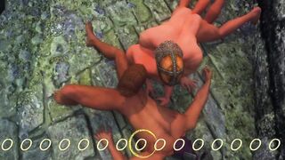 Hot gladiators gangbanged rough soldiers in interactive sex game