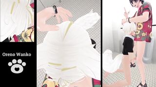 Gay VRChat anime cg teaches dog blowjob english subtitles