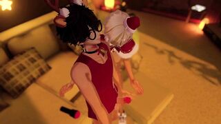 Live Stream Countdown Ejaculation destroyd by hungry onahole in vrchat cosplay