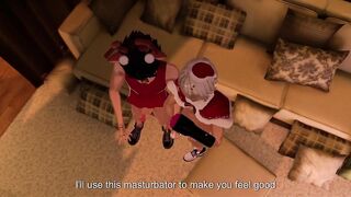 Live Stream Countdown Ejaculation destroyd by hungry onahole in vrchat cosplay