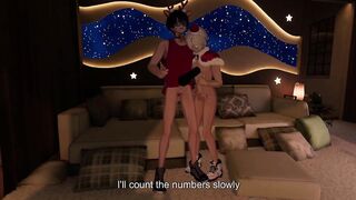 Live Stream Countdown Ejaculation destroyd by hungry onahole in vrchat cosplay