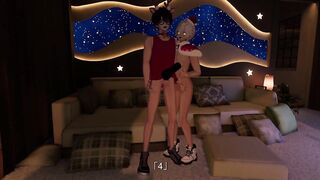 Live Stream Countdown Ejaculation destroyd by hungry onahole in vrchat cosplay