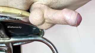 Teen Small Cock Milking Tons of Precum and Cumshot