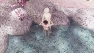 Gay VRChat hentai anal blowjob with Japanese voice 3D cartoon cg