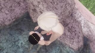 Gay VRChat hentai anal blowjob with Japanese voice 3D cartoon cg