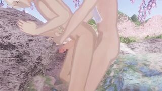 Gay VRChat hentai anal blowjob with Japanese voice 3D cartoon cg