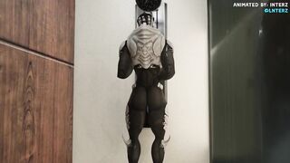 Male Turian Shower Grows His Monster Muscle Dick to Gay Alien Expansion