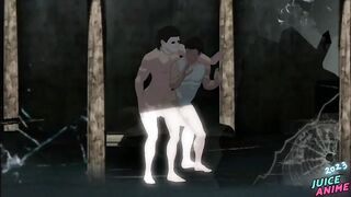 Passionate gay bear creampie in anime hentai cartoon fantasy