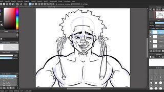 Gooner gets his nipples wrecked in animated gay hentai