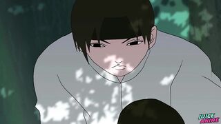 Big cock yaoi Naruto artist destroys straight buddies ass raw hardcore
