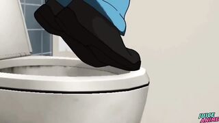Bara yaoi college bathroom gangbang old man destroys young hunk raw hentai