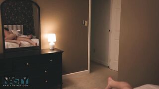 Morning Wood Destroyed When Straight Guy Catches Nasty Twink Kiss