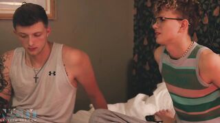 Morning Wood Destroyed When Straight Guy Catches Nasty Twink Kiss