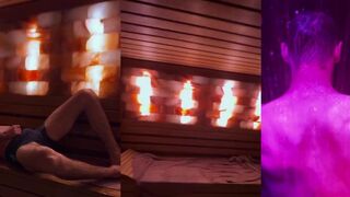 Straight guy gets destroyed in public sauna bareback cum in ass