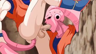 Gohan destroyed by Majin Boo in raw gay yaoi sexanime