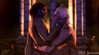 Geralt and Dandelion end up choking on each other’s cum at Kaer Morhen