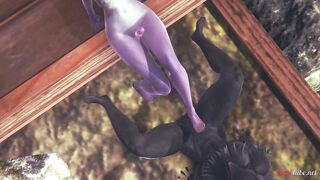 Sexy catboy pink yaoi furry animation creampie fucked raw