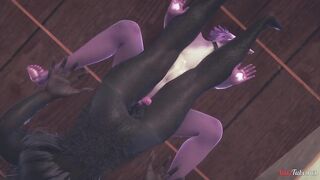 Sexy catboy pink yaoi furry animation creampie fucked raw