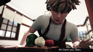 Midoriya Gets Roughly Used In Bakugo's Kitchen