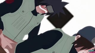 Sasuke forced to take Naruto's cock hard up his tight ass