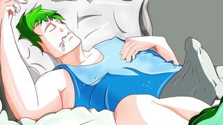 Cosplay date gets stuffed with big dick yaoi anime cum inside feet fetish