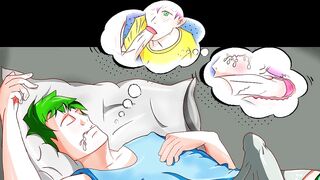 Cosplay date gets stuffed with big dick yaoi anime cum inside feet fetish