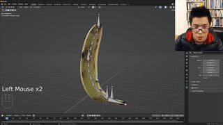 Gay glasses solo handjob tutorial 3D cum drips with kaine