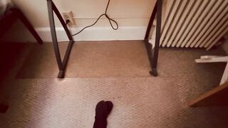Big thick cock stuffed in tight gay quick cum shot
