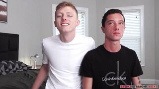 Gaping twink takes huge deep cock destroys ass sloppy bareback