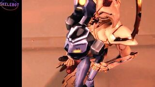 Skelebot Fucks Furry Halo aliens raw compilation destroyed