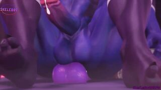 Skelebot Fucks Furry Halo aliens raw compilation destroyed