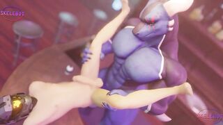 Skelebot Fucks Furry Halo aliens raw compilation destroyed
