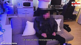 Dominant Security officer gets worshipped and blown by straight guy