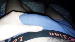 Step bro gift me his underwear while I choke on his big cock