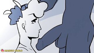 Monster cock destroyed my basement femboy gets BJ from BBC