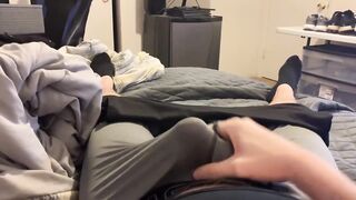 Boxers stuffed thick with my own thick load compilation