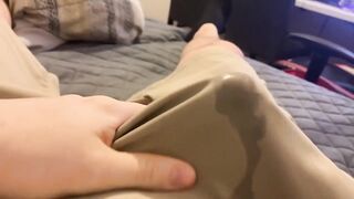 Boxers stuffed thick with my own thick load compilation