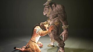 Beast takes deepboyo minotaur hardcore anal cumshot